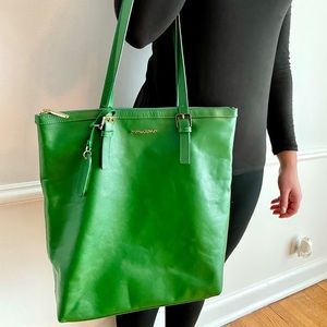 Cynthia Rowley green large tote